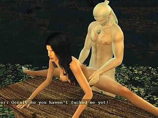 Die Cartoon-Schönheit wird in der Sims 4-Hexenparodie Teil 2 anal und anal gefickt