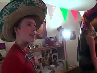 College Blowjob Party with Big Dicks and Wild Action