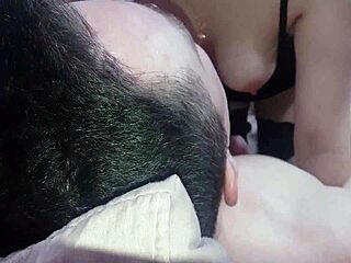 Cuckold husband watches wife have sex with a friend