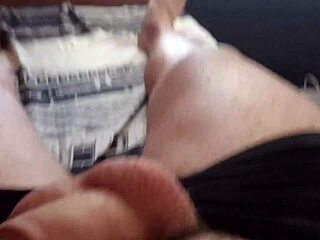 Amateur with a big dick in a homemade video