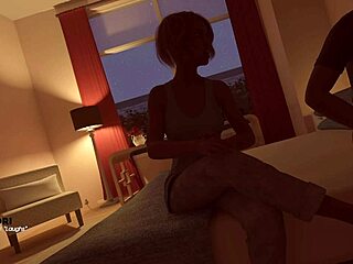 La bellezza bionda diventa cattiva in una visual novel animata in 3D