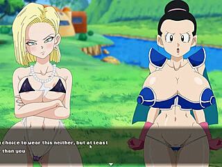 HD porn video of the Super Slut Z Tournament with Vidl chichi bulma and android 18 in high definition
