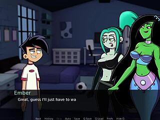 Anime and hentai game come together in Dannyphantom's Amity Park part 44
