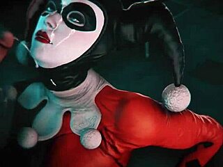 Compilation de caméras en direct mettant en vedette la magnifique Harley Quinn dans un strip-tease