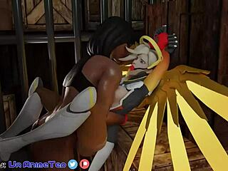 Cartoon Mercy Porn Compilation with Teen and Big Ass Overwatch