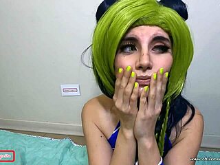 โชว์เว็บแคมโวเยอริสติกของ Jolyne Cujoh เปลี่ยนไปเป็นเซสชั่นช่วยตัวเองที่ร้อนแรง