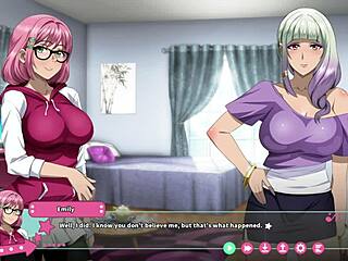 لعبة Hentai Futa تحتل مركز الصدارة حيث تقود سيدة مذهلة قضيبًا كبيرًا