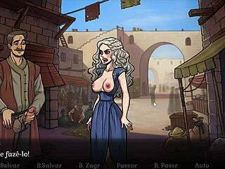 Cartoon sex game with Daenerys Targaryen: Episode 25 of Game of Whores