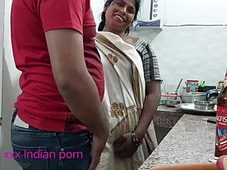 Горячая индийская мамочка получает пощечину и трахается в настоящем секс-видео
