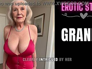 Busty granny and young neighbor share their lustful desires in part 1