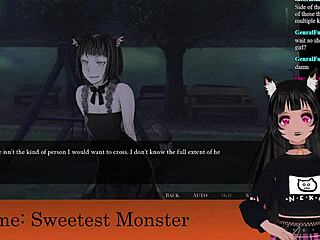 Halloween special with lewdneko as a petite monster in part 2