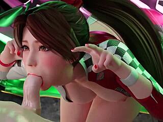 Experience the ultimate 3D cartoon compilation featuring Mai Shiranui in action