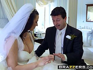 Simony Diamond flaunts her big butt in a steamy encounter with Danny D on her wedding day