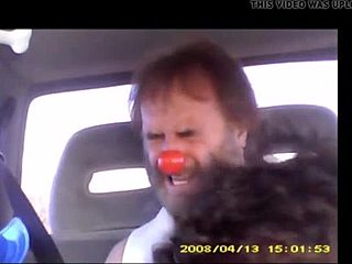 Cuckold's Public Orgasm: A Voyeur Witnesses It in Car